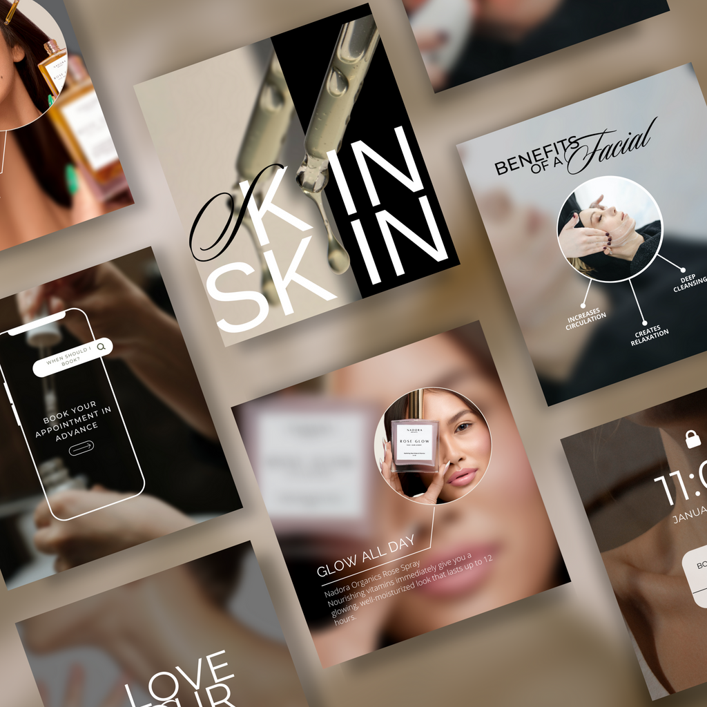 Skincare Instagram Template | Luxury & Aesthetic